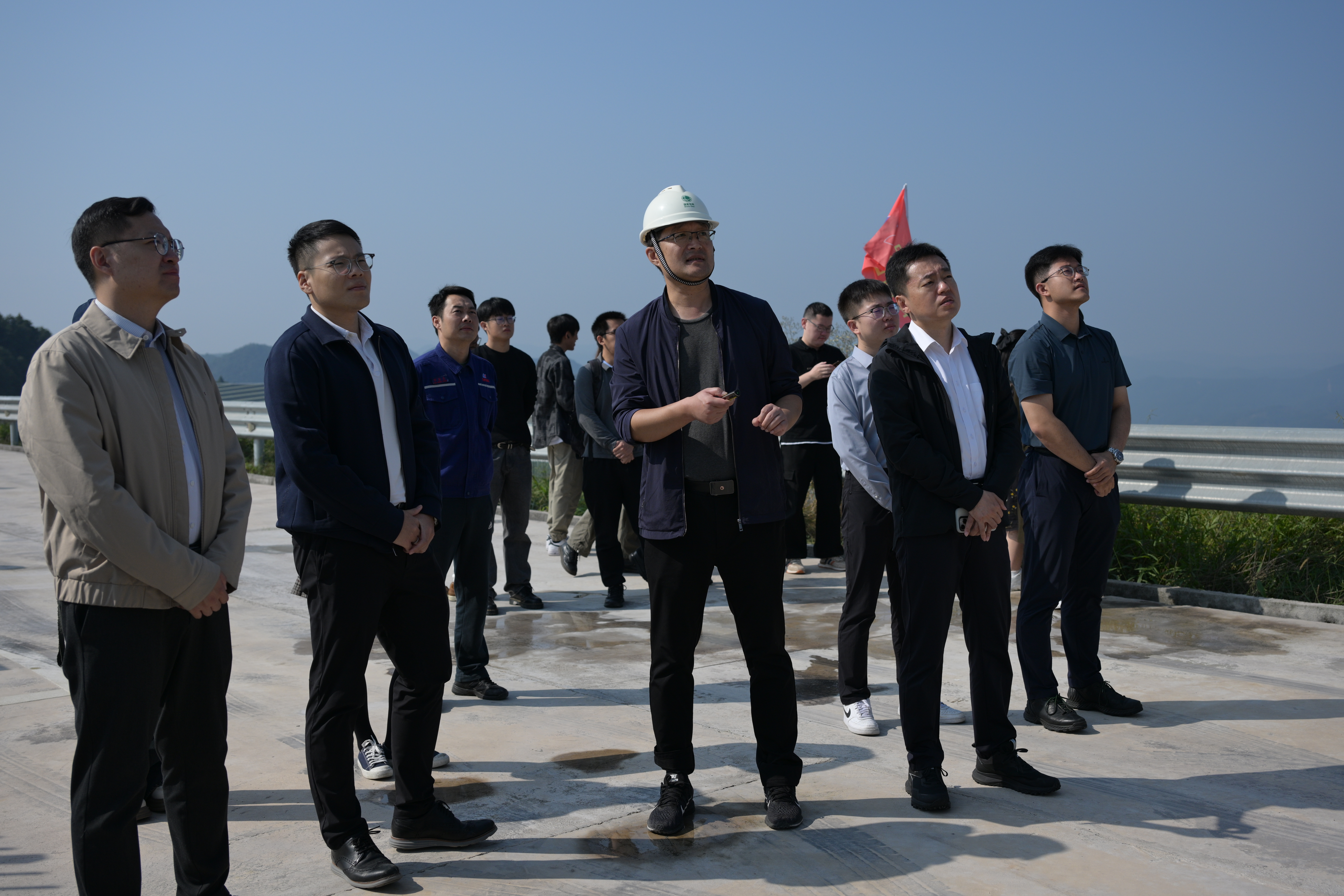 20231028-实践团队调研衢江抽水蓄能电站项目-刘子昂-新葡萄官网AMG“深耕计划”四期学员赴浙江衢州实践调研.JPG