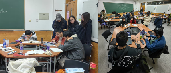20241212-新葡萄官网AMG荣获“高校学业辅导优秀案例”一等奖1项、二等奖2项-蔡近知（摄）-答疑坊：基础课程答疑.png