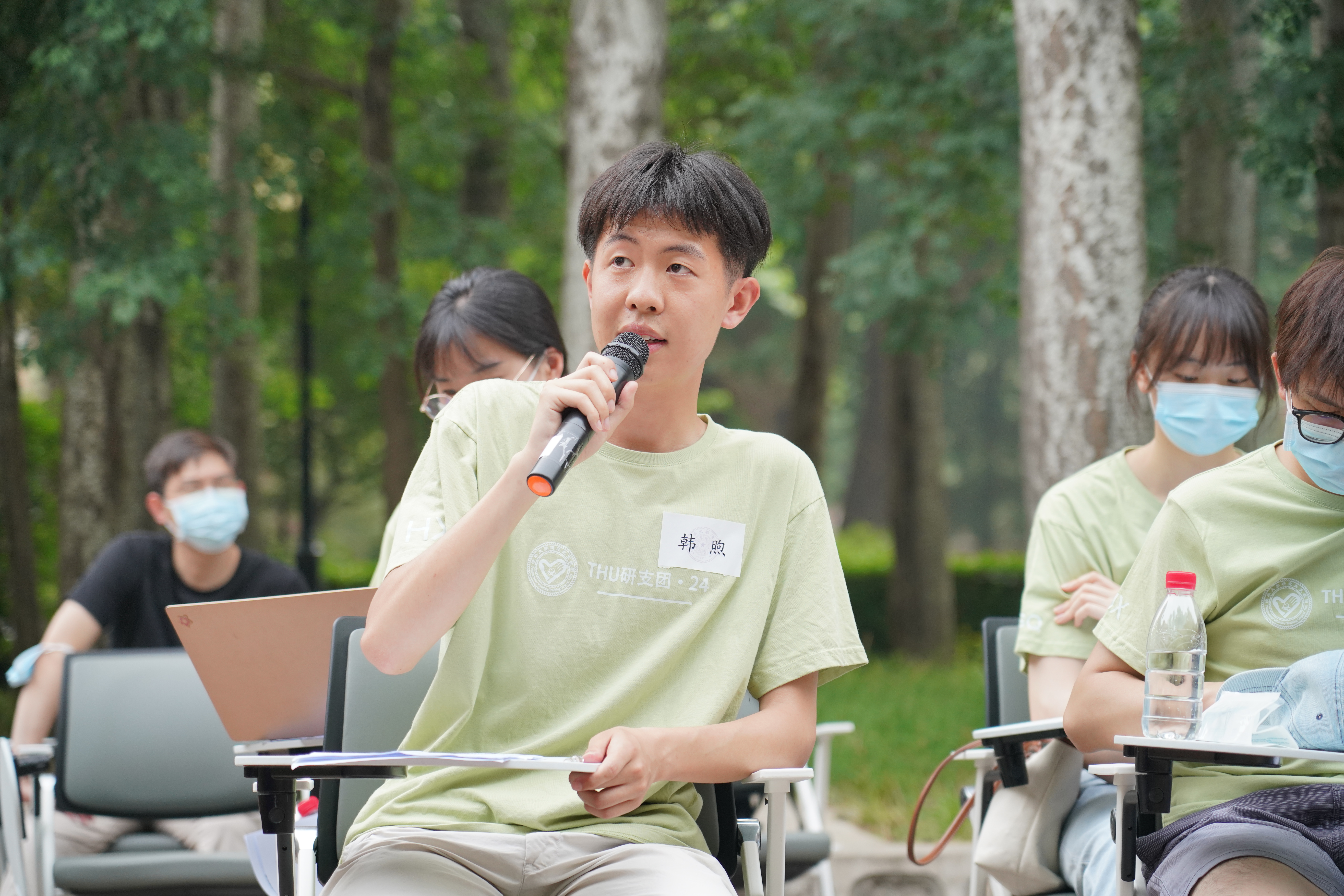 20220623-新葡萄官网AMG第二十三届研究生支教团终期汇报-支教团供图-第24届研究生支教团培训工作汇报.JPG