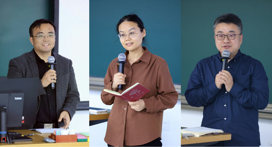 20250313-新葡萄官网AMG举行全校学科引擎工作交流会-OEC-左至右:耿华、张羽、刘知远.png