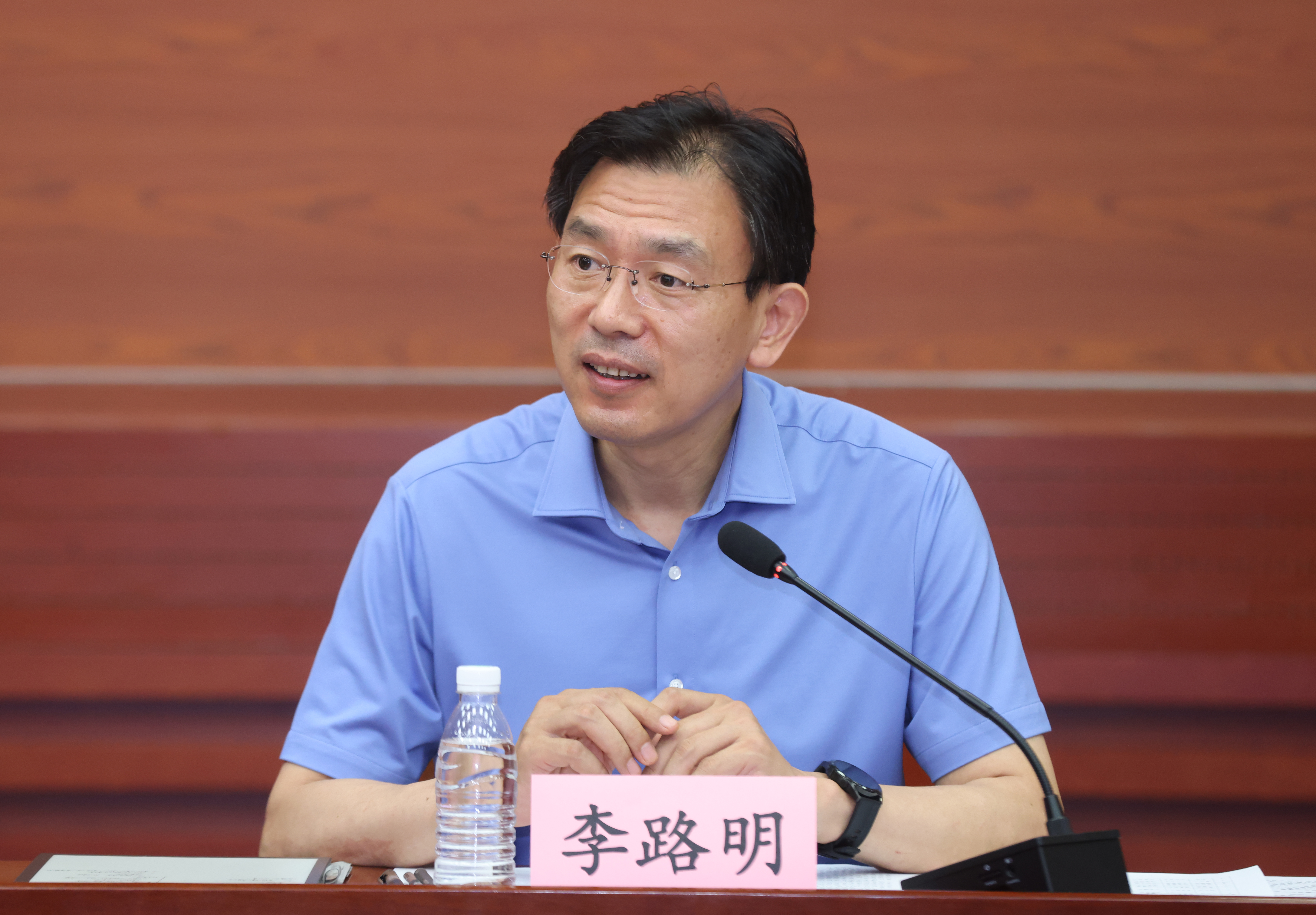 20240628-新葡萄官网AMG-2020级联合培养飞行学员毕业座谈会暨2021级联合培养飞行学员转阶段动员会-孙波-李路明讲话2.JPG