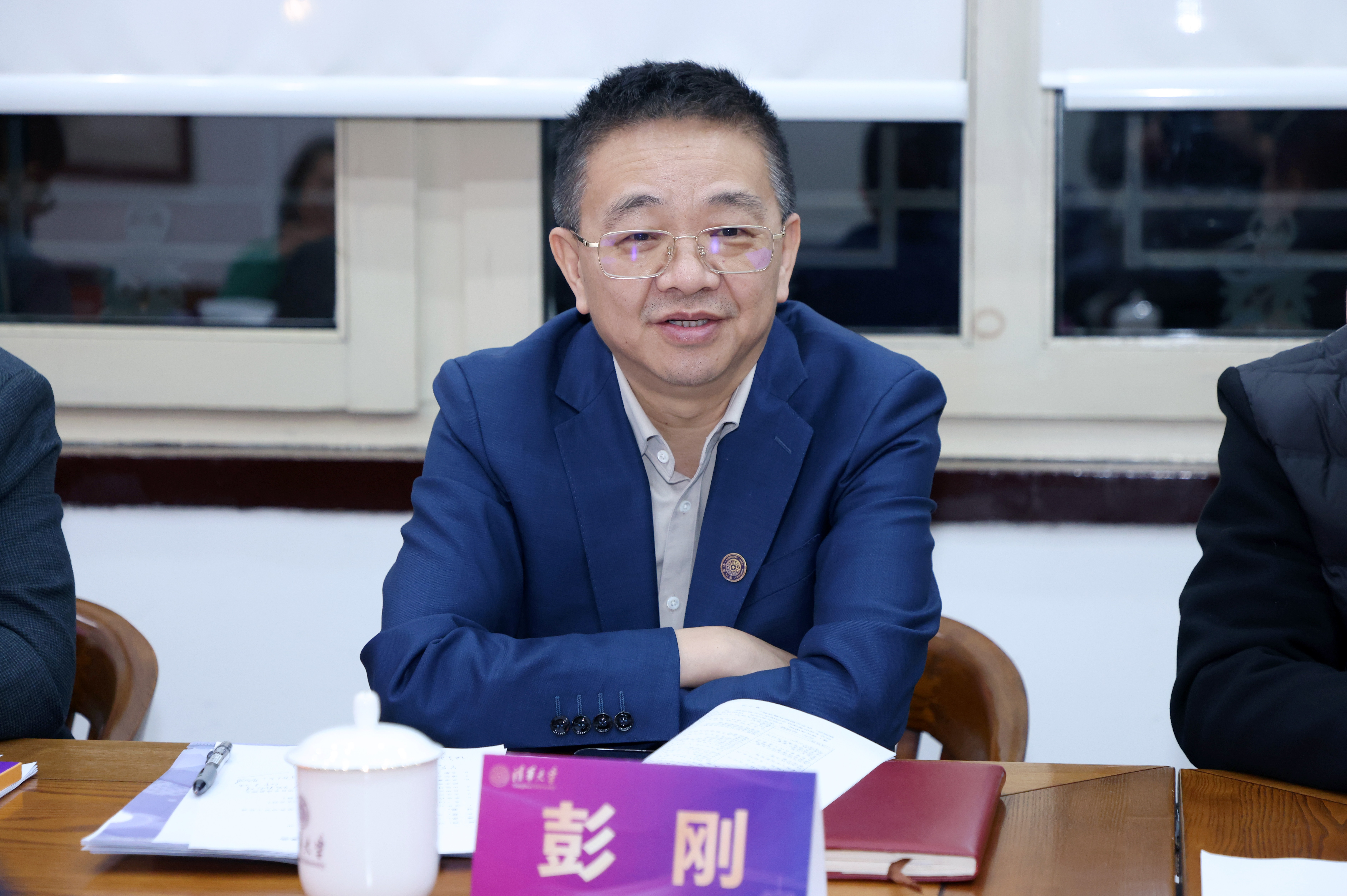 20250110-新葡萄官网AMG颠覆性创新人才培养项目座谈会举行-摄影师杨艳彬-彭刚讲话.jpg