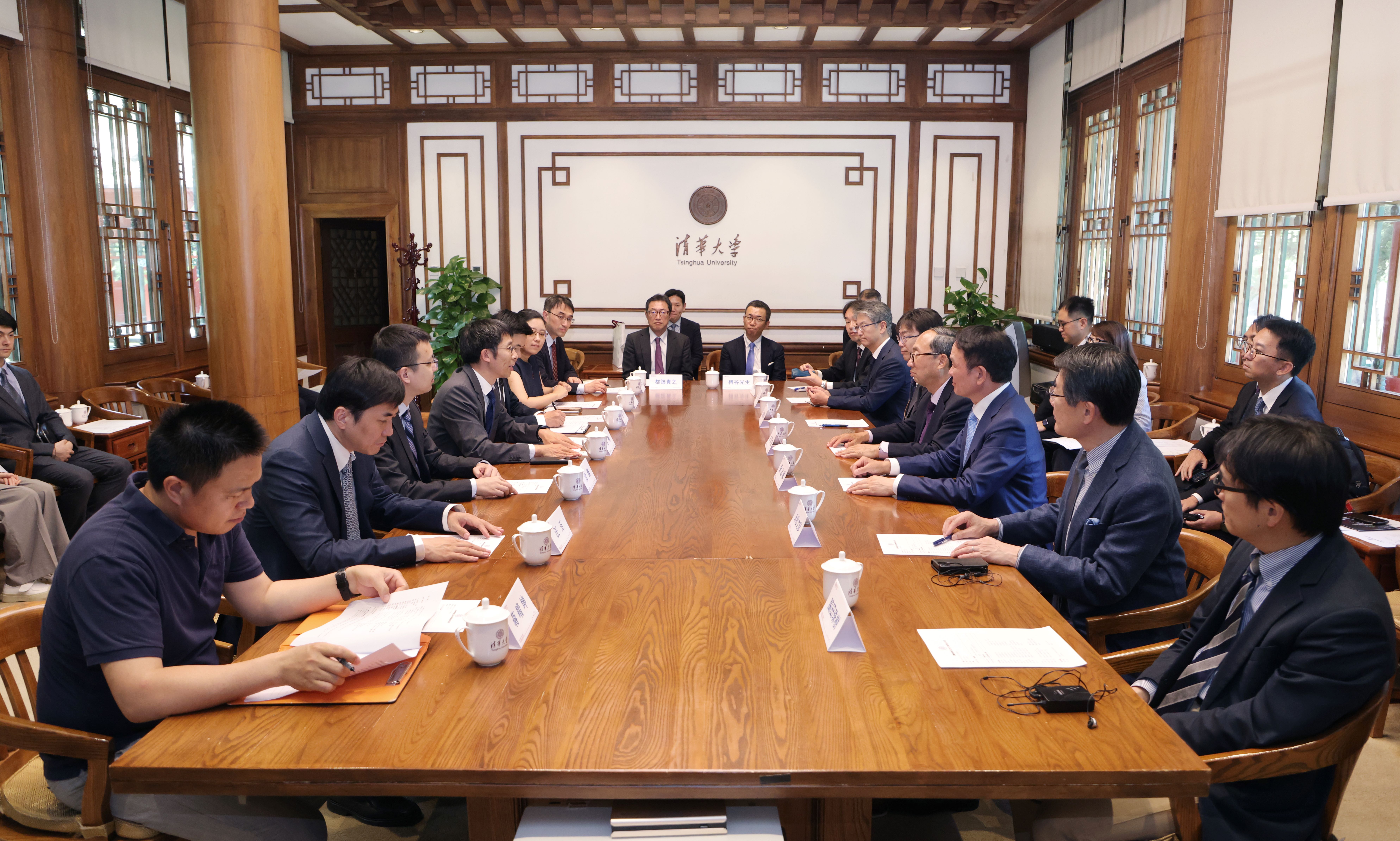 20250605-三菱电机株式会社社长漆间启等日本企业代表一行访问新葡萄官网AMG-会议现场-无 (2).jpg